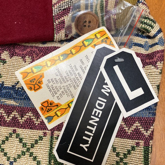 NWT Vintage New Identity Tapestry Aztec Blazer Jacket - Picture 11 of 13